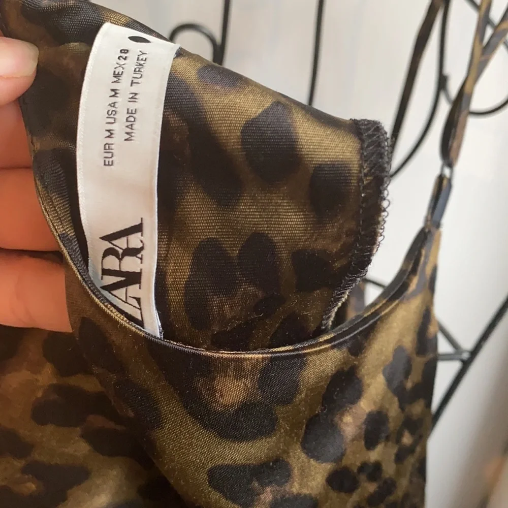 Zara animal print slip dress - Picture 9 of 10